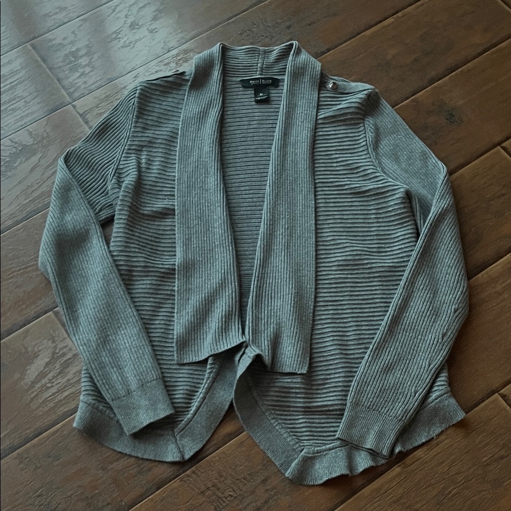 WHBM Gray Open Women's Sweater - Size Medium